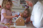 Making another g-bread house with oma